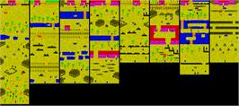 Game map for The Duel: Test Drive II on the Sinclair ZX Spectrum.