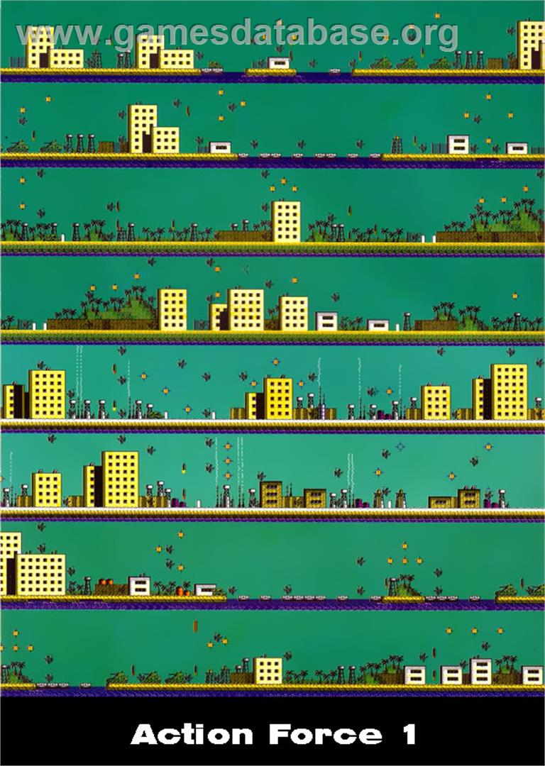 Action Double - Sinclair ZX Spectrum - Artwork - Map