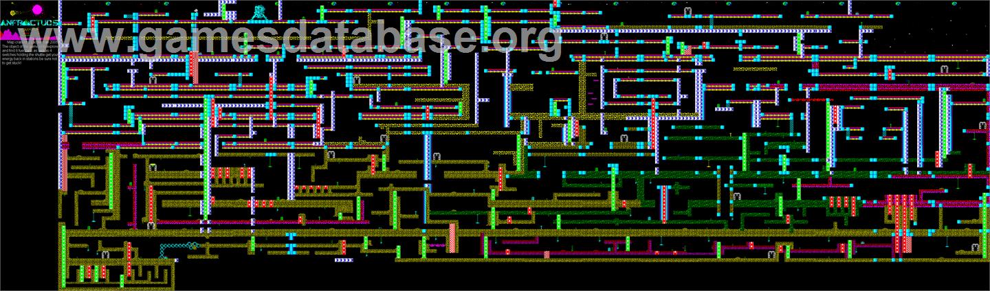 Anfractuos - Sinclair ZX Spectrum - Artwork - Map