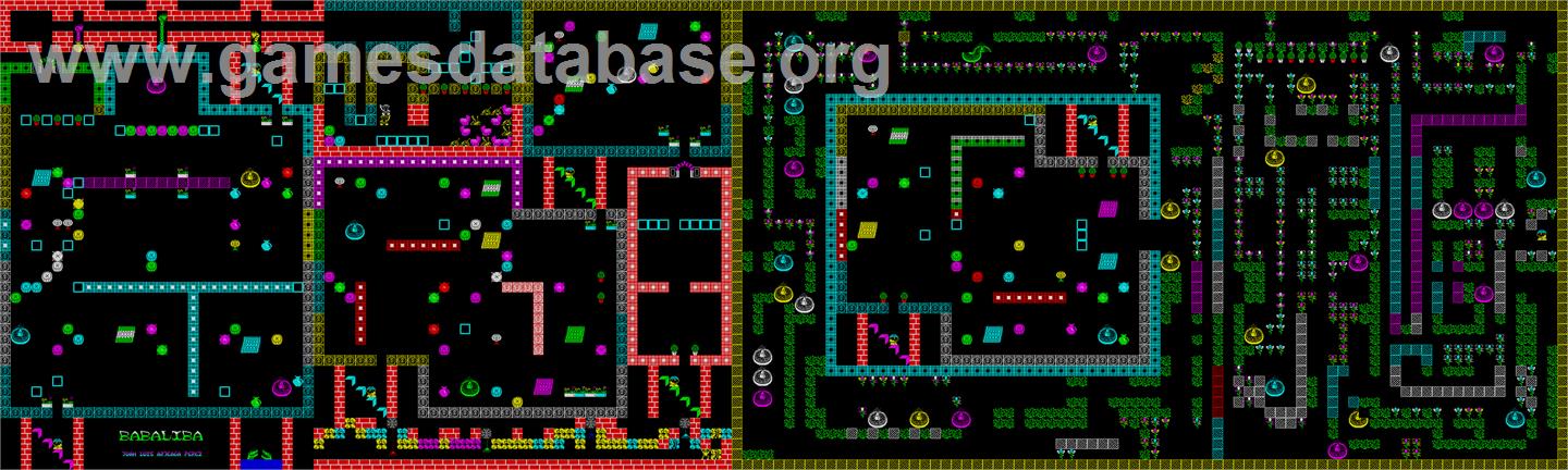 Babaliba - Sinclair ZX Spectrum - Artwork - Map