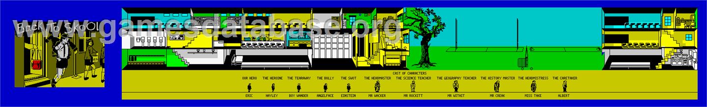 Back to Skool - Sinclair ZX Spectrum - Artwork - Map