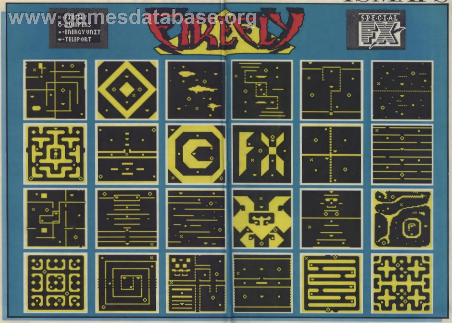 Firefly - Sinclair ZX Spectrum - Artwork - Map