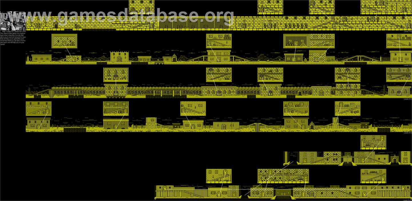 NightHunter - Sinclair ZX Spectrum - Artwork - Map
