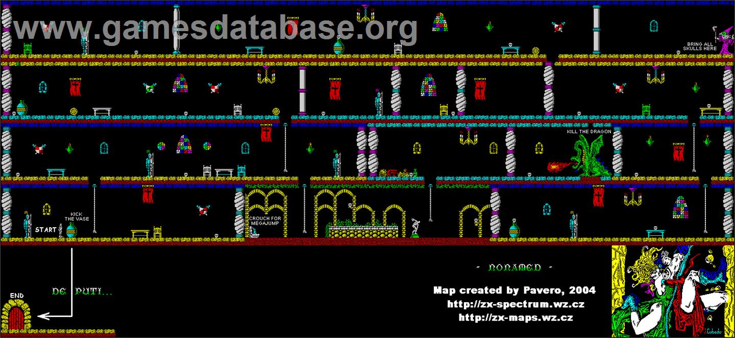 Nonamed - Sinclair ZX Spectrum - Artwork - Map