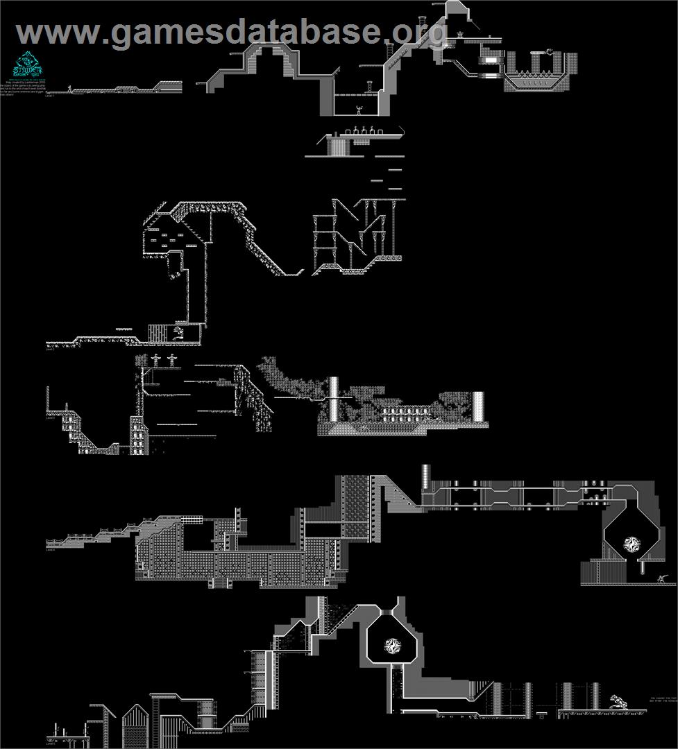 Strider 2 - Sega Genesis - Artwork - Map