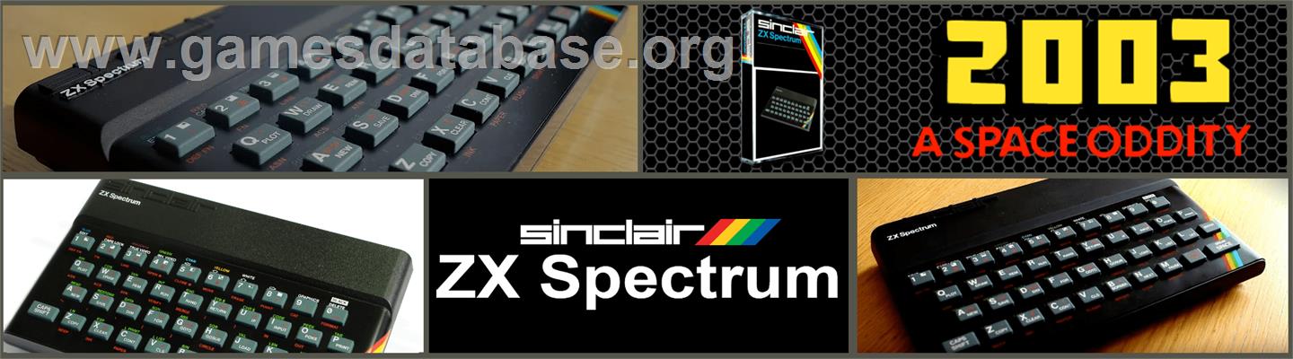 2003: A Space Oddity - Sinclair ZX Spectrum - Artwork - Marquee