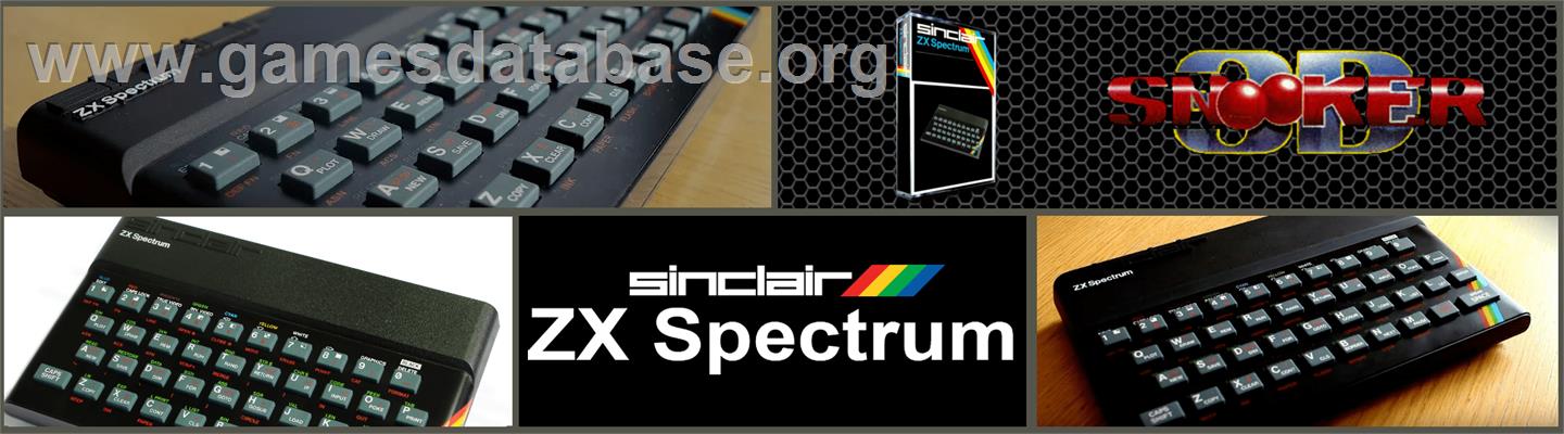 3D Snooker - Sinclair ZX Spectrum - Artwork - Marquee