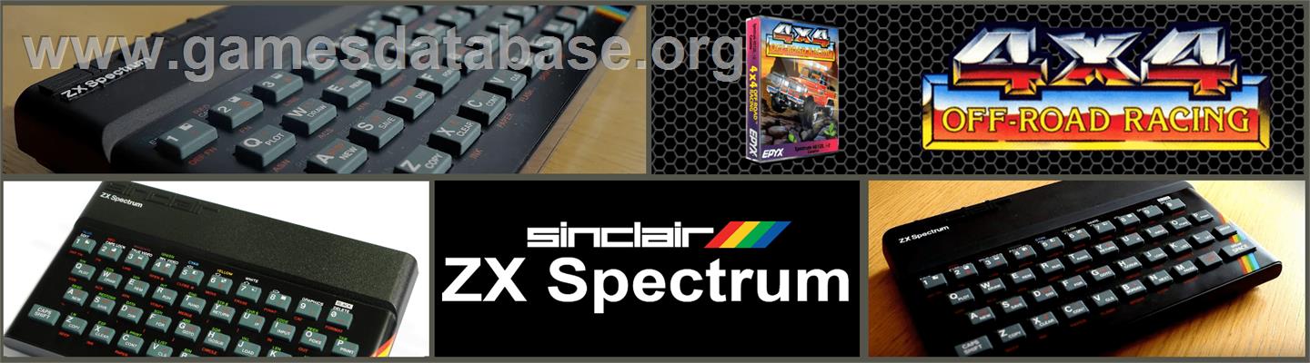 4x4 Off-Road Racing - Sinclair ZX Spectrum - Artwork - Marquee