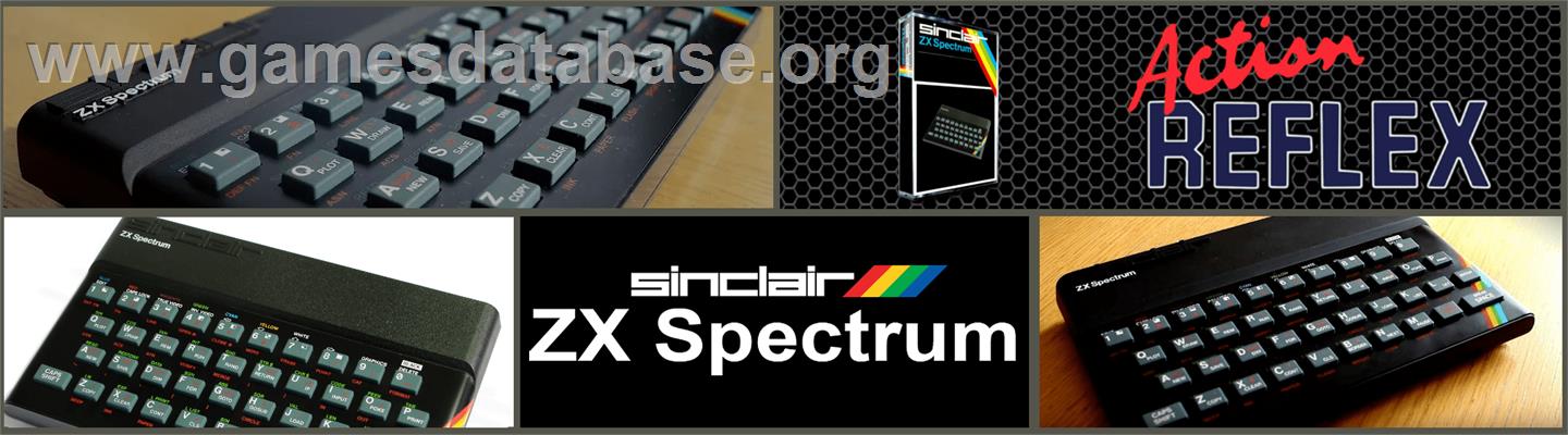 Action Reflex - Sinclair ZX Spectrum - Artwork - Marquee