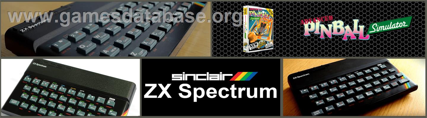 Advanced Pinball Simulator - Sinclair ZX Spectrum - Artwork - Marquee