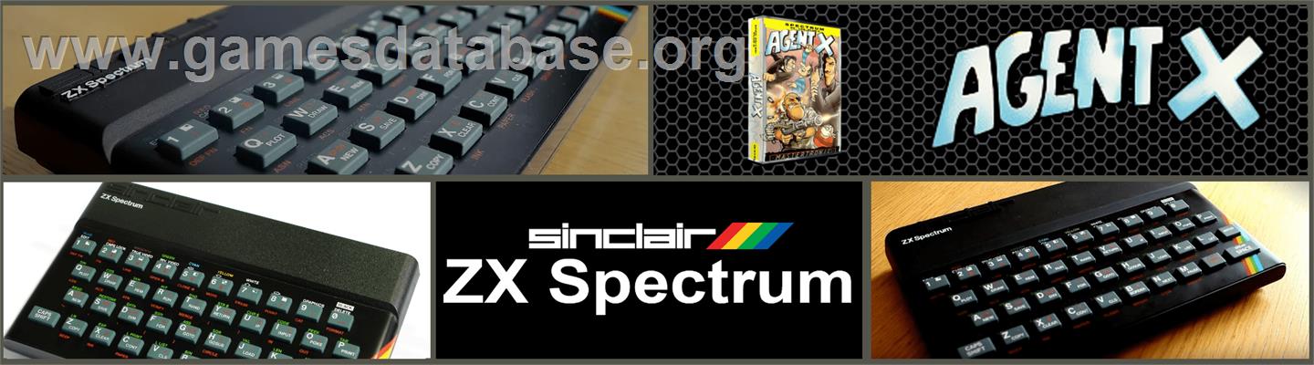 Agent X II: The Mad Prof's Back! - Sinclair ZX Spectrum - Artwork - Marquee