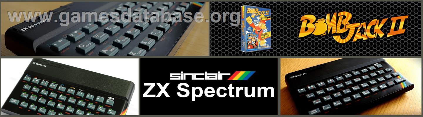 Bomb Jack II - Sinclair ZX Spectrum - Artwork - Marquee