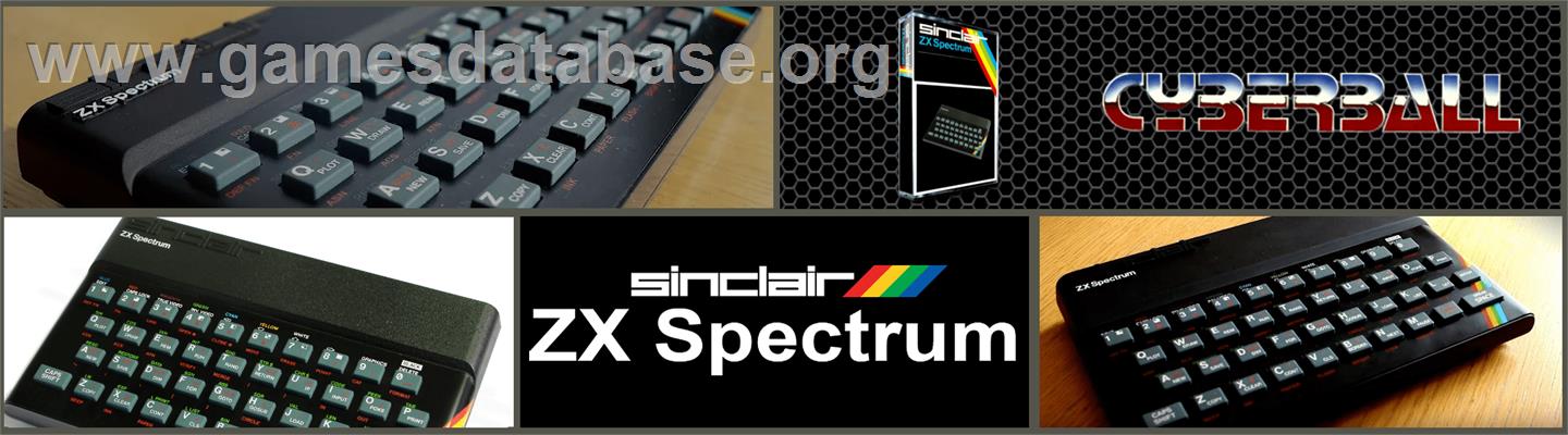 Cyberball - Sinclair ZX Spectrum - Artwork - Marquee