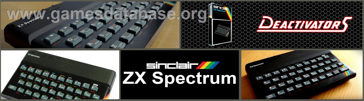 Deactivators - Sinclair ZX Spectrum - Artwork - Marquee