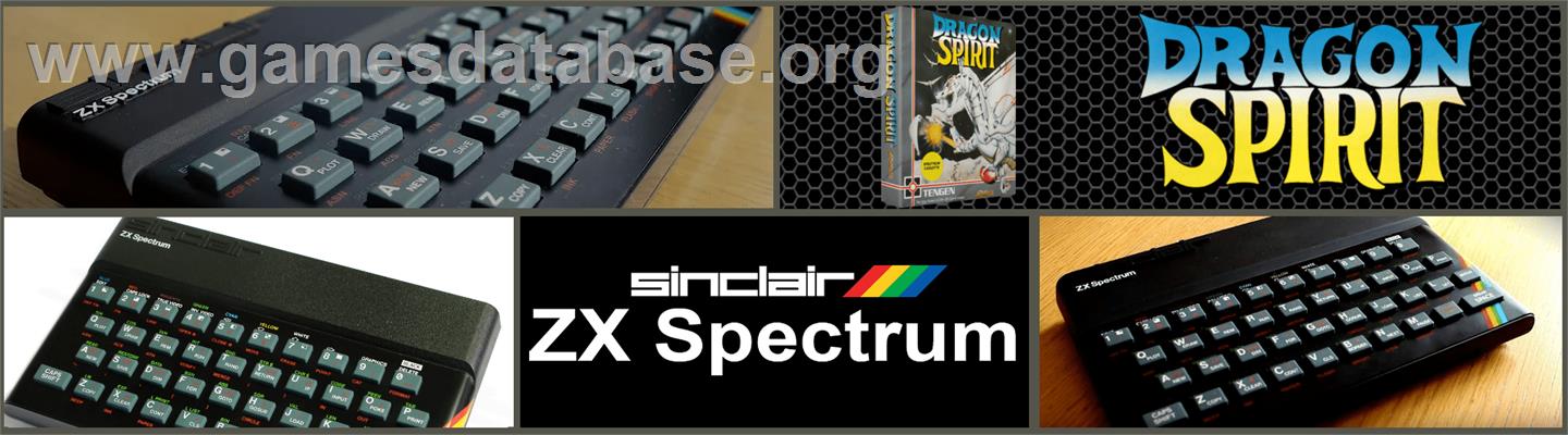 Dragon Spirit: The New Legend - Sinclair ZX Spectrum - Artwork - Marquee