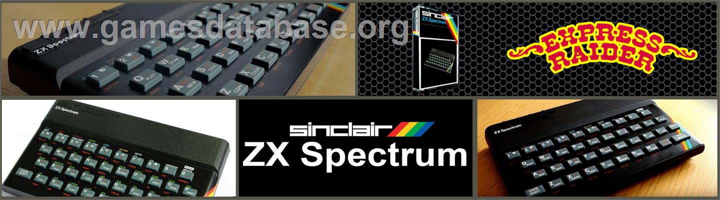 Express Raider - Sinclair ZX Spectrum - Artwork - Marquee