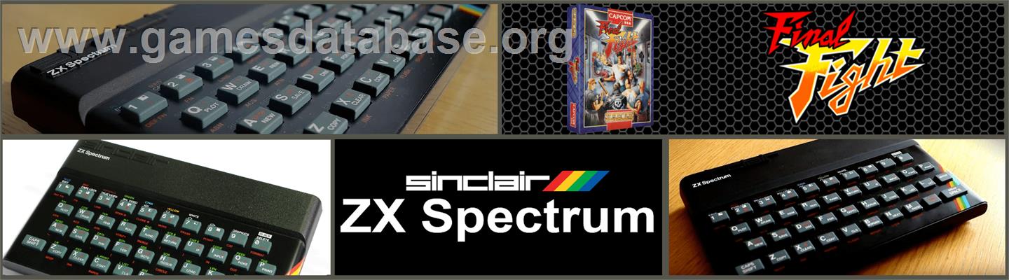 Final Fight - Sinclair ZX Spectrum - Artwork - Marquee