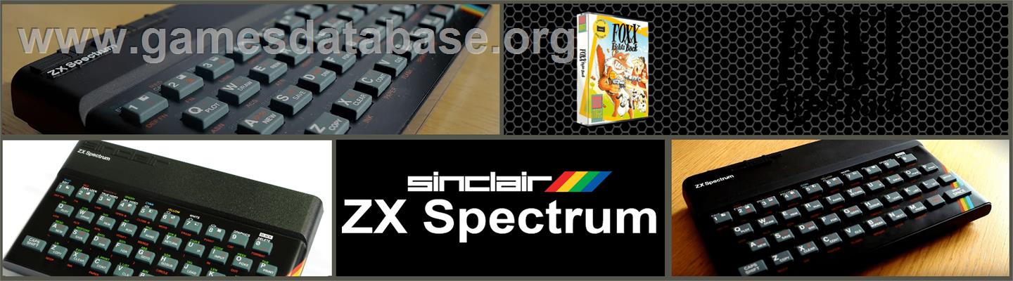 Foxx Fights Back - Sinclair ZX Spectrum - Artwork - Marquee