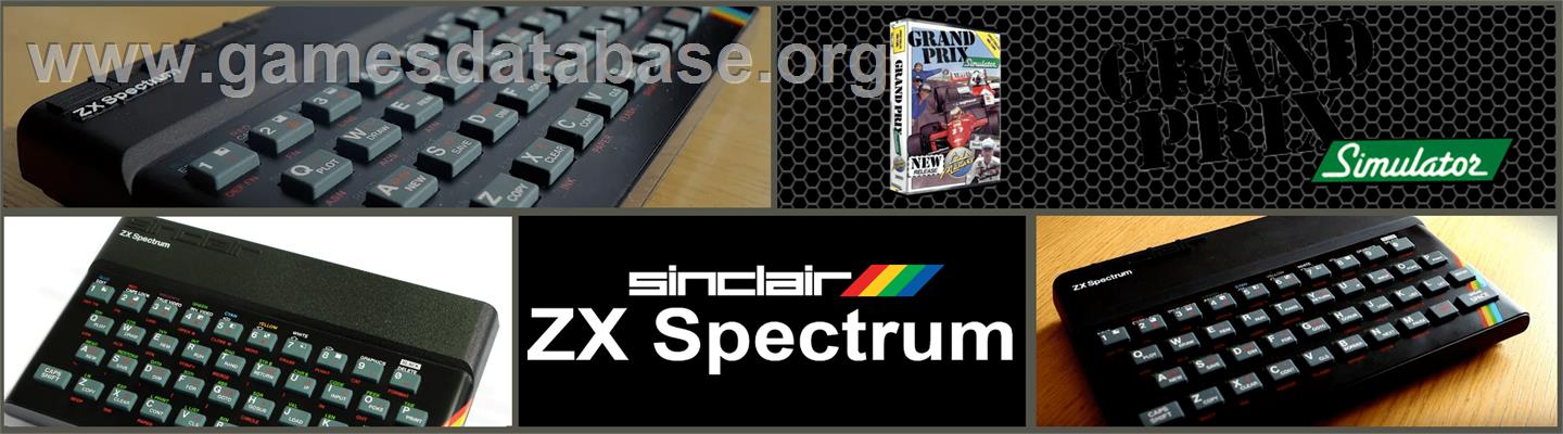 Grand Prix Simulator - Sinclair ZX Spectrum - Artwork - Marquee