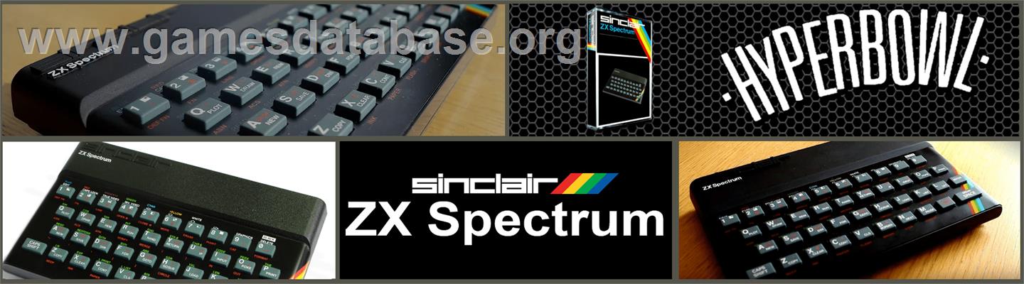 Hyperbowl - Sinclair ZX Spectrum - Artwork - Marquee