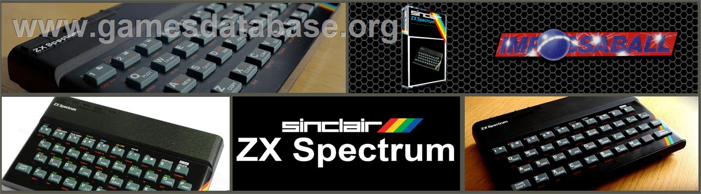 Impossaball - Sinclair ZX Spectrum - Artwork - Marquee