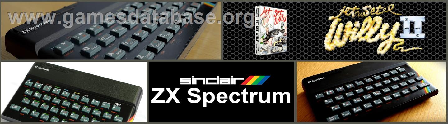 Jet Set Willy II: The Final Frontier - Sinclair ZX Spectrum - Artwork - Marquee