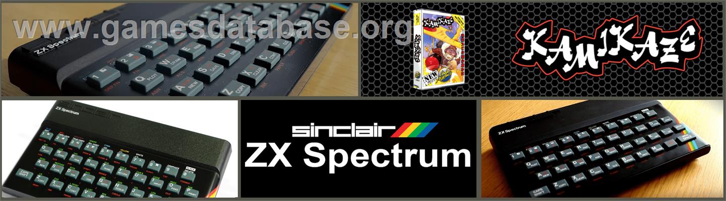 Kamikaze - Sinclair ZX Spectrum - Artwork - Marquee