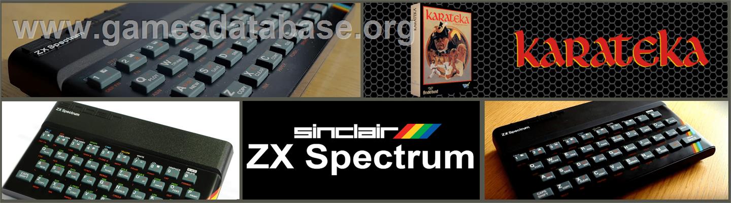 Karateka - Sinclair ZX Spectrum - Artwork - Marquee