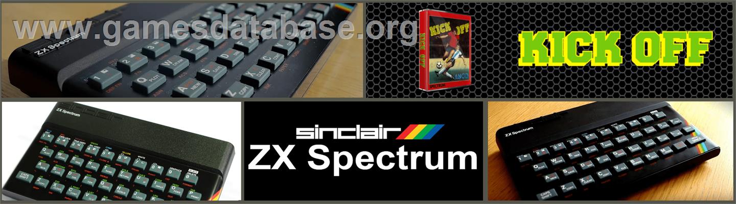 Kick Off - Sinclair ZX Spectrum - Artwork - Marquee