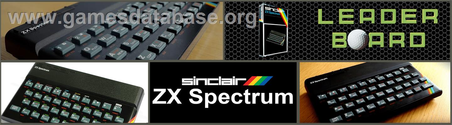 Leader Board - Sinclair ZX Spectrum - Artwork - Marquee