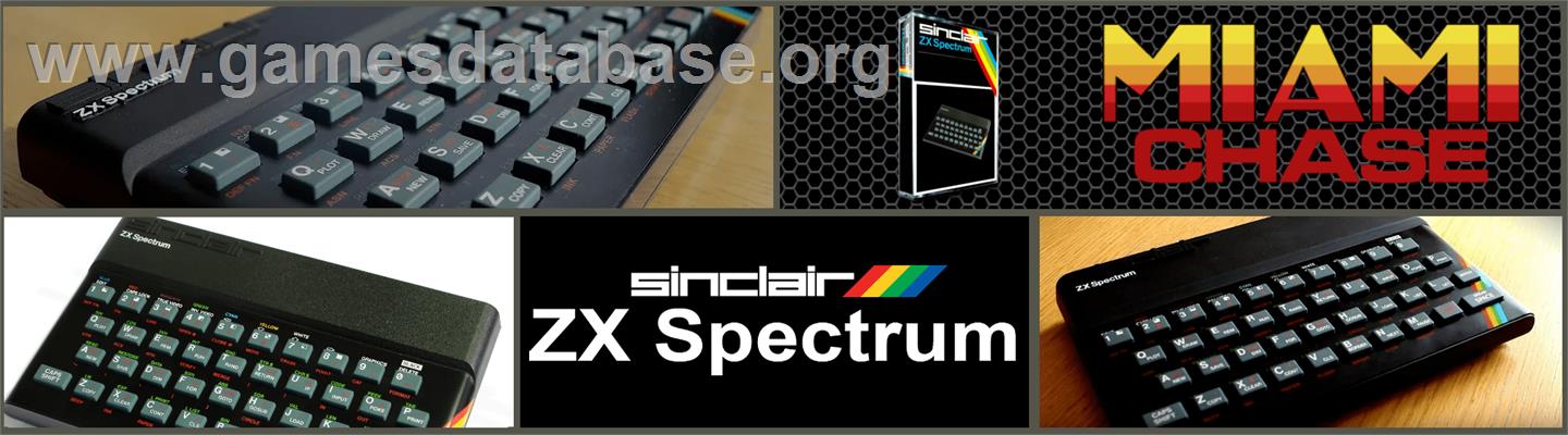 Miami Chase - Sinclair ZX Spectrum - Artwork - Marquee