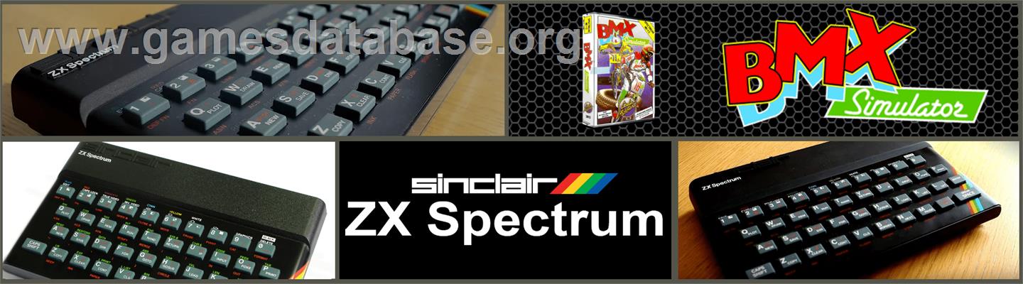 Moto X Simulator - Sinclair ZX Spectrum - Artwork - Marquee