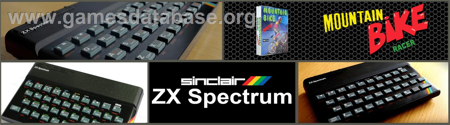 Mountain Bike Racer - Sinclair ZX Spectrum - Artwork - Marquee
