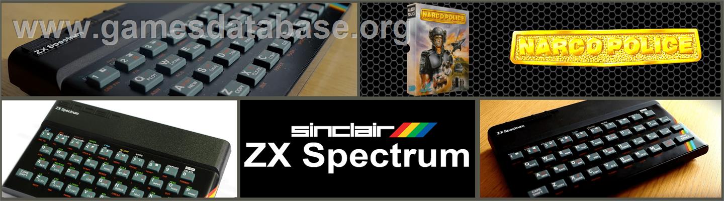 Narco Police - Sinclair ZX Spectrum - Artwork - Marquee