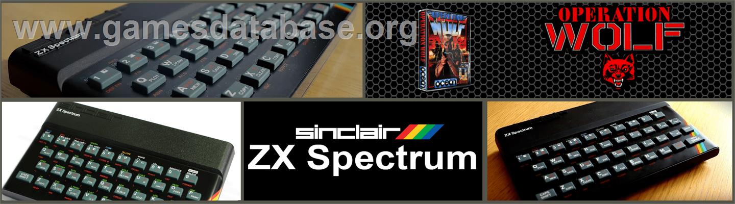 Operation Wolf - Sinclair ZX Spectrum - Artwork - Marquee
