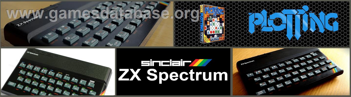 Plotting - Sinclair ZX Spectrum - Artwork - Marquee
