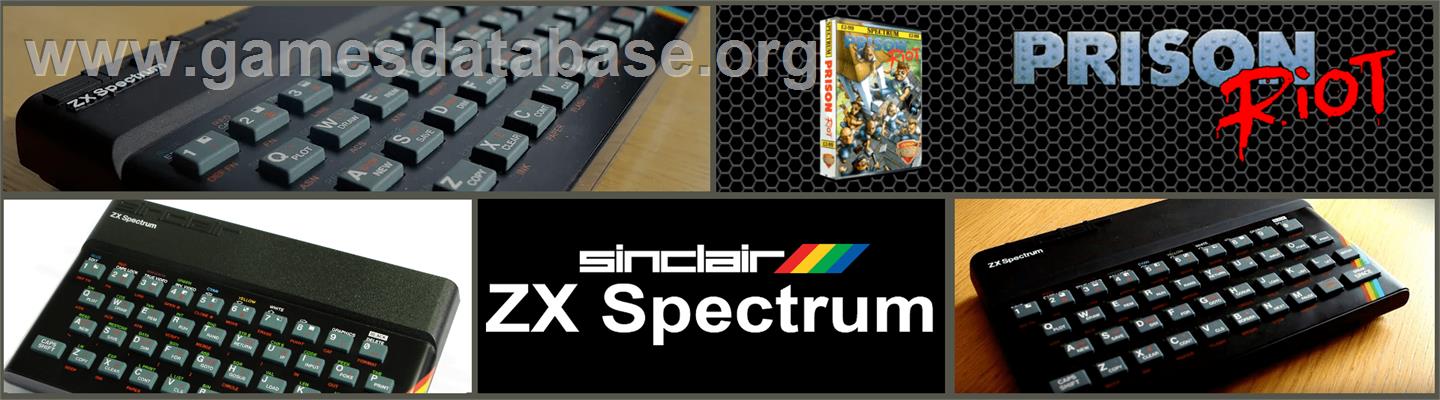 Prison Riot - Sinclair ZX Spectrum - Artwork - Marquee
