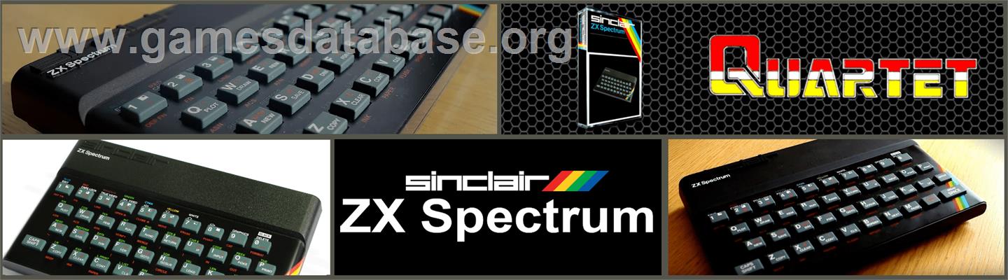 Quartet - Sinclair ZX Spectrum - Artwork - Marquee