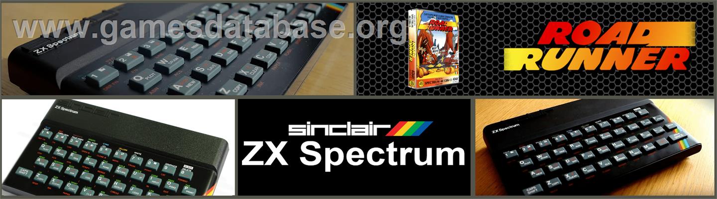 Road Runner - Sinclair ZX Spectrum - Artwork - Marquee