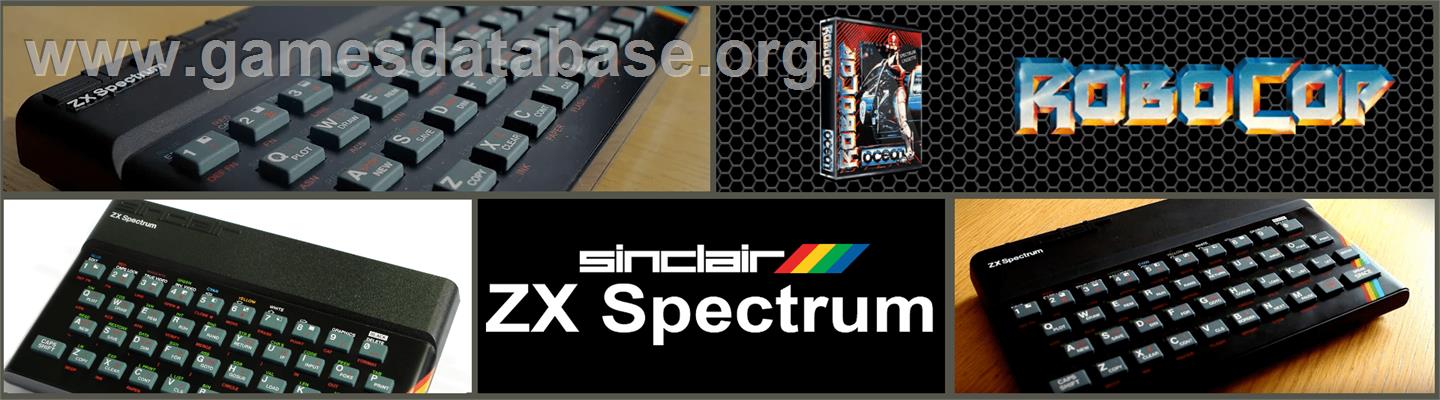RoboCop - Sinclair ZX Spectrum - Artwork - Marquee