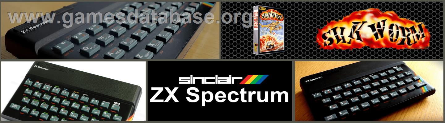 Silkworm - Sinclair ZX Spectrum - Artwork - Marquee