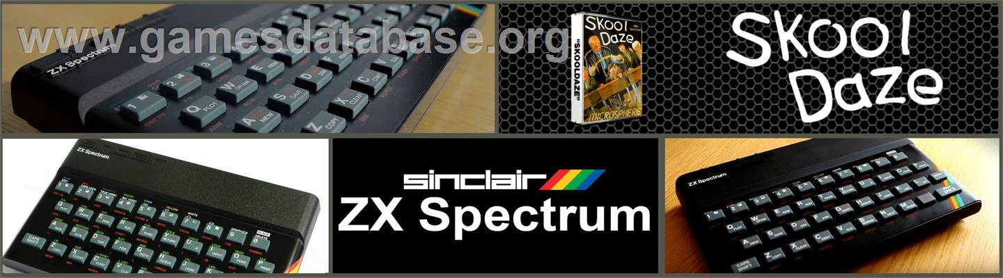 Skool Daze - Sinclair ZX Spectrum - Artwork - Marquee