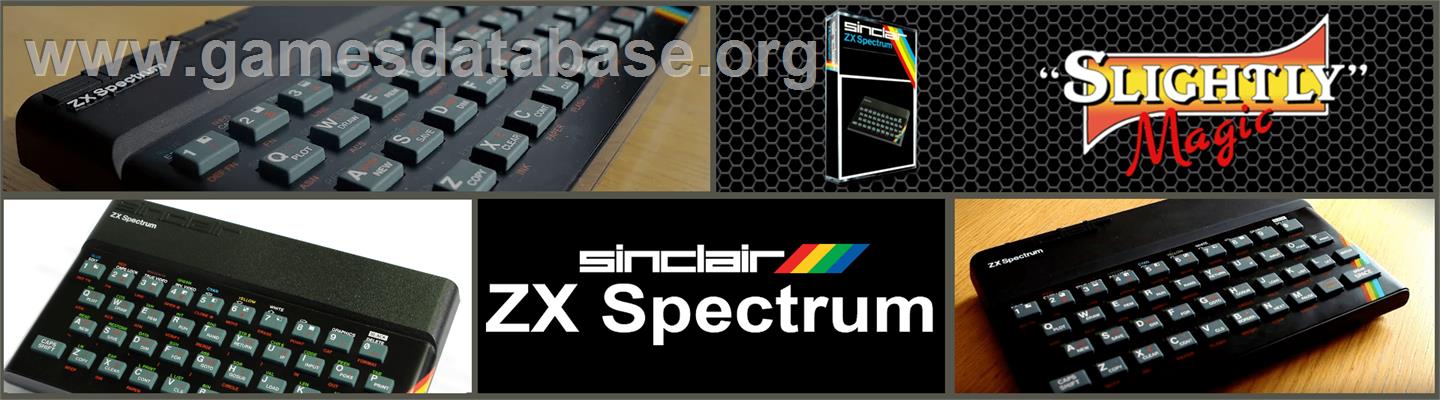 Slightly Magic - Sinclair ZX Spectrum - Artwork - Marquee