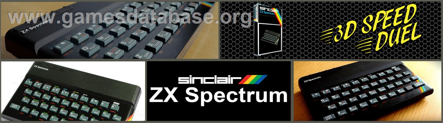 Speed Duel - Sinclair ZX Spectrum - Artwork - Marquee