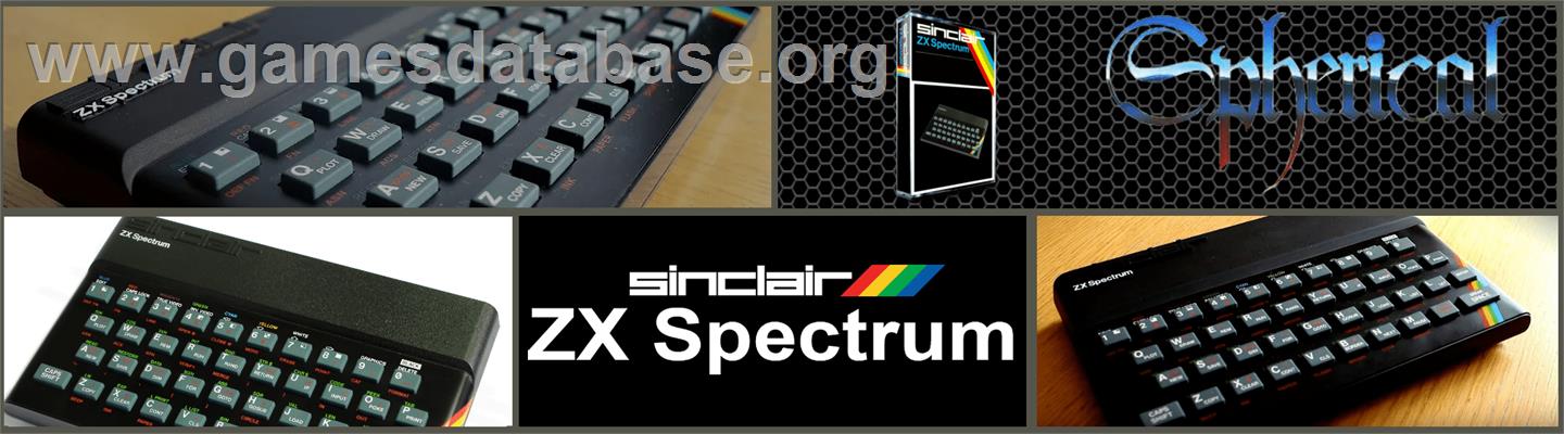 Spherical - Sinclair ZX Spectrum - Artwork - Marquee