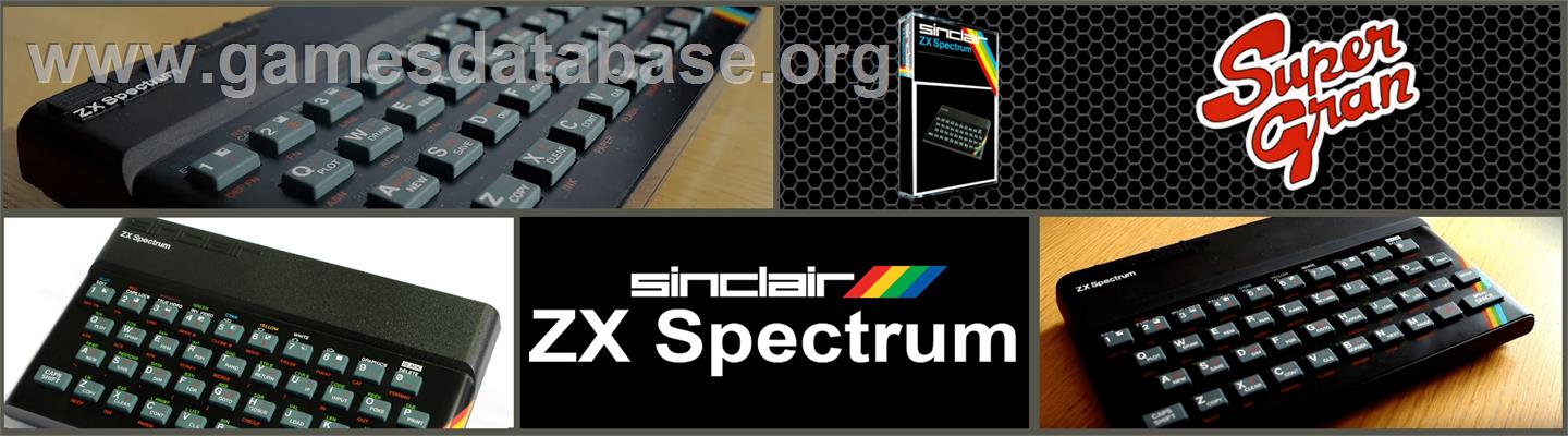 Super G-Man - Sinclair ZX Spectrum - Artwork - Marquee