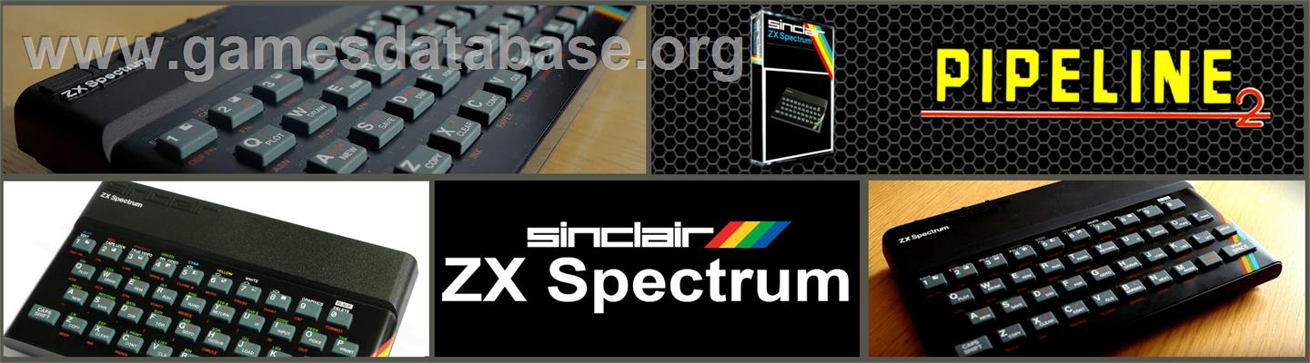 Super Pipeline II - Sinclair ZX Spectrum - Artwork - Marquee