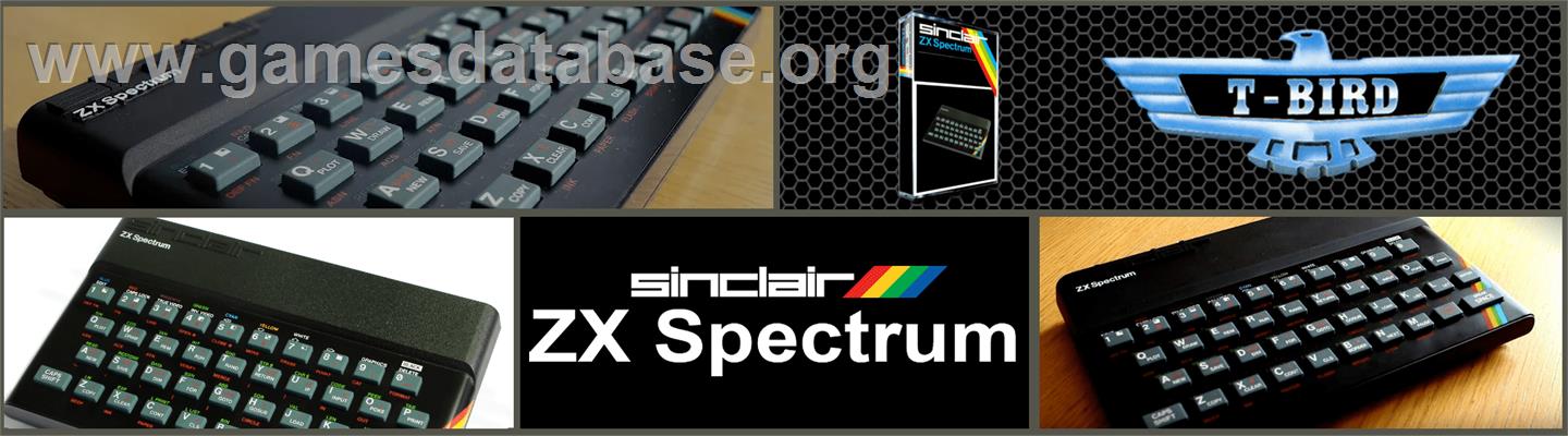 T-Bird - Sinclair ZX Spectrum - Artwork - Marquee