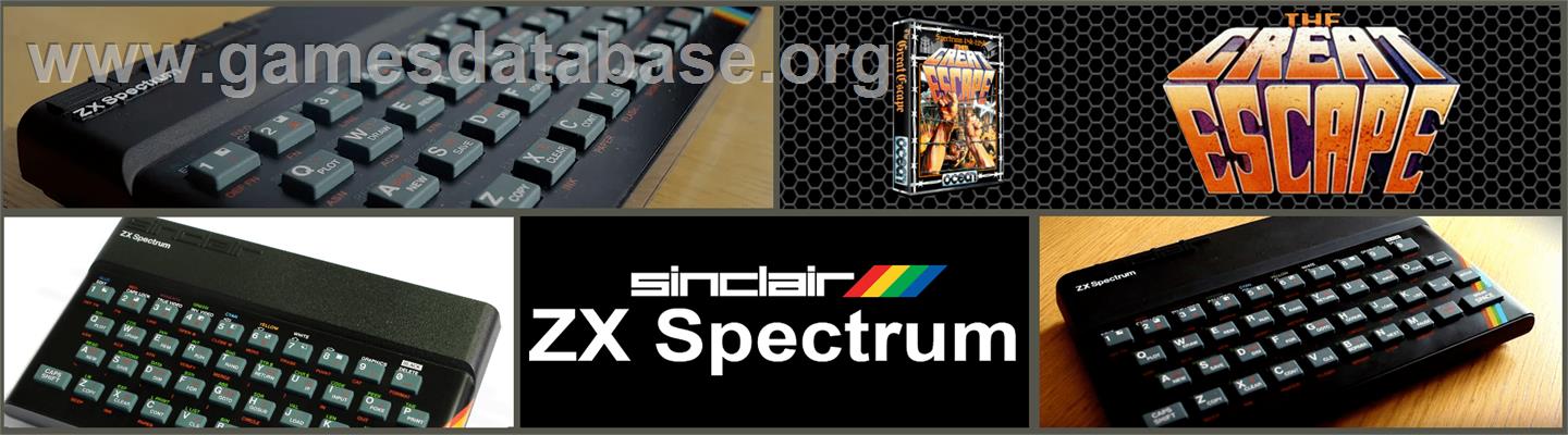 The Great Escape - Sinclair ZX Spectrum - Artwork - Marquee