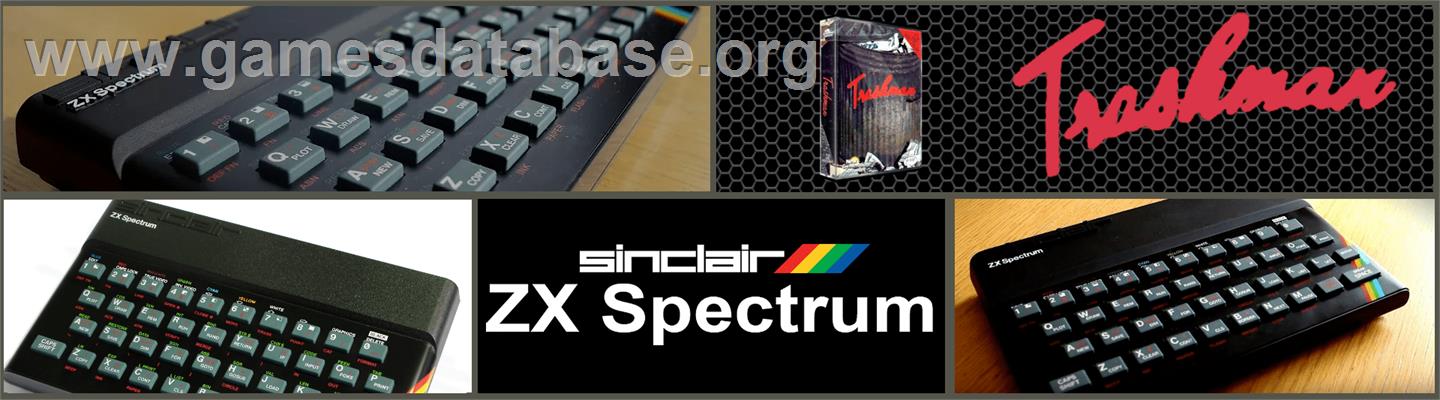 Trashman - Sinclair ZX Spectrum - Artwork - Marquee